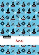 Le cahier d'Adel - Petits carreaux, 96p, A5 - Pirates