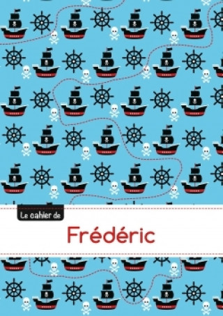 Le cahier de Frédéric - Petits carreaux, 96p, A5 - Pirates