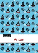 Le cahier d'Anton - Blanc, 96p, A5 - Pirates