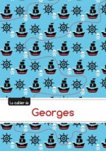 Le cahier de Georges - Blanc, 96p, A5 - Pirates