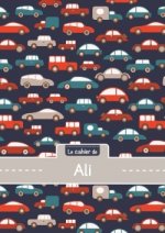Le cahier d'Ali - Blanc, 96p, A5 - Voitures