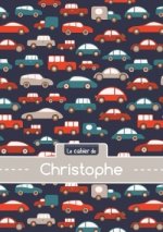 Le cahier de Christophe - Blanc, 96p, A5 - Voitures