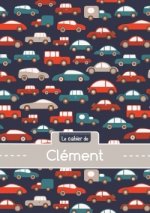Le cahier de Clément - Blanc, 96p, A5 - Voitures