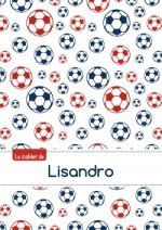 Le cahier de Lisandro - Petits carreaux, 96p, A5 - Football Paris