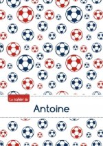 Le cahier d'Antoine - Blanc, 96p, A5 - Football Paris