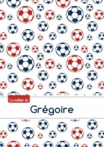 Le cahier de Grégoire - Blanc, 96p, A5 - Football Paris