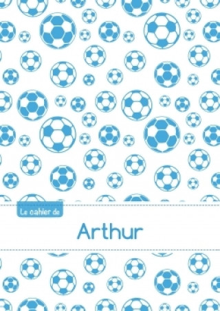 Le cahier d'Arthur - Petits carreaux, 96p, A5 - Football Marseille