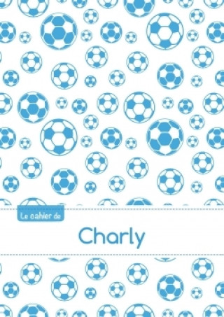 Le cahier de Charly - Petits carreaux, 96p, A5 - Football Marseille