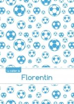 Le cahier de Florentin - Blanc, 96p, A5 - Football Marseille