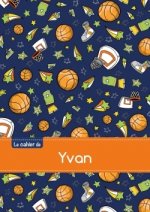 CAHIER YVAN PTSCX,96P,A5 BASKETBALL