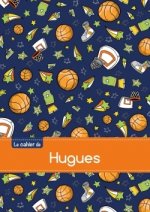 Le cahier de Hugues - Blanc, 96p, A5 - Basketball