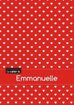 Le cahier d'Emmanuelle - Séyès, 96p, A5 - Petits c urs