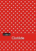 Le cahier de Clotilde - Blanc, 96p, A5 - Petits c urs