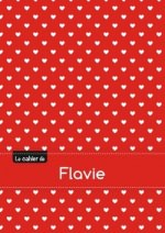 Le cahier de Flavie - Blanc, 96p, A5 - Petits c urs