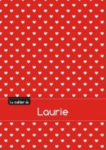 Le cahier de Laurie - Blanc, 96p, A5 - Petits c urs