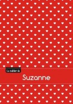 CAHIER SUZANNE BLANC,96P,A5 PETITSCoeURS