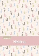 Le cahier de Héléna - Petits carreaux, 96p, A5 - Chats