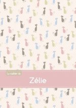 CAHIER ZELIE PTSCX,96P,A5 CHATS