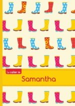 CAHIER SAMANTHA PTSCX,96P,A5 BOTTESDEPLUIE