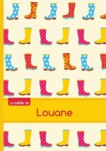 Le cahier de Louane - Blanc, 96p, A5 - Bottes de pluie