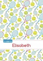 Le cahier d'Elisabeth - Séyès, 96p, A5 - Tennis