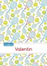 CAHIER VALENTIN SEYES,96P,A5 TENNIS