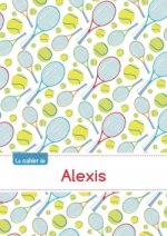 Le cahier d'Alexis - Petits carreaux, 96p, A5 - Tennis