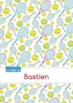 Le cahier de Bastien - Blanc, 96p, A5 - Tennis
