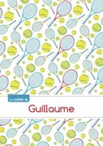 Le cahier de Guillaume - Blanc, 96p, A5 - Tennis