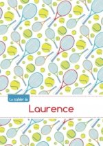 Le cahier de Laurence - Blanc, 96p, A5 - Tennis