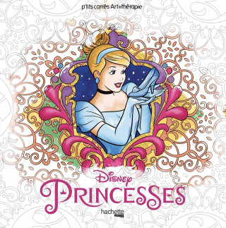 Carrés Art-thérapie Princesses Disney