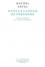 Dans la langue de personne. Poésie yiddish de l'anéantissement