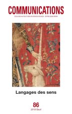 Communications,  n°86. Langages des sens, tome 86