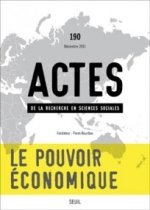 Actes de la recherche en sciences sociales,  n°190, tome 90