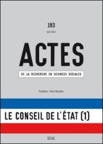 Actes de la recherche en sciences sociales, n°193, tome 93