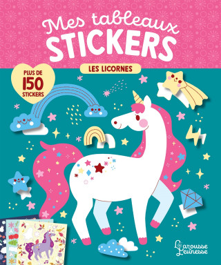 Mes tableaux stickers - Les licornes