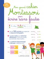 Mon grand cahier Montessori pour écrire sans fautes