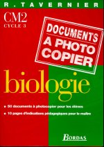 Tavernier Biologie CM1 1998 Documents à photocopier
