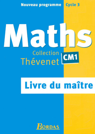 MATHS CM1 MAITRE 2004