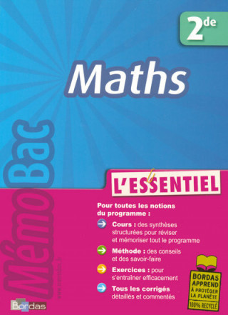 MEMOBAC ESSENTIEL MATHS 2DE