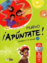 Nuevo Apuntate Espagnol Collège 2ème année 2012 Manuel de l'élève + DVD vidéo-audio Grand format