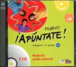 Nuevo Apuntate Espagnol Collège 2ème année 2012 CDs audio collectif