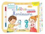 Les livres-ardoises - Mes lettres rugueuses Montessori pour gaucher