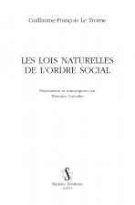 LES LOIS NATURELLES DE L'ORDRE SOCIAL
