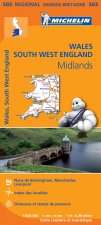 Wales, South West England, Midlands