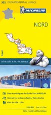 Carte Départemental Michelin Nord