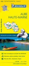 Carte Départemental Michelin Aube, Haute-Marne