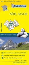 Carte Départemental Michelin Isère, Savoie