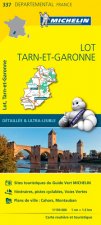Carte Départemental Michelin Lot, Tarn-et-Garonne