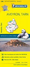 Carte Départemental Michelin Aveyron, Tarn
